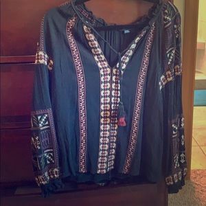 Peasant Style Blouse